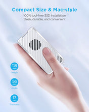 Load image into Gallery viewer, ANKMAX UC4M3 USB4 SSD Enclosure with Fan and RGB Light for NVMe M.2 SSD