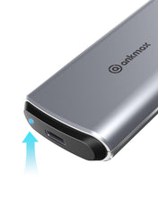 Load image into Gallery viewer, ANKMAX UC31M2 NVMe and SATA M.2  Enclosure USB 3.1 10Gbps Aluminum  External Enclosure
