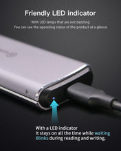 Load image into Gallery viewer, ANKMAX UC31M2 NVMe and SATA M.2  Enclosure USB 3.1 10Gbps Aluminum  External Enclosure