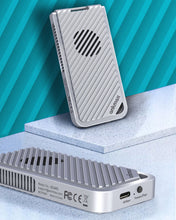 Load image into Gallery viewer, ANKMAX UC4M3 USB4 SSD Enclosure with Fan and RGB Light for NVMe M.2 SSD
